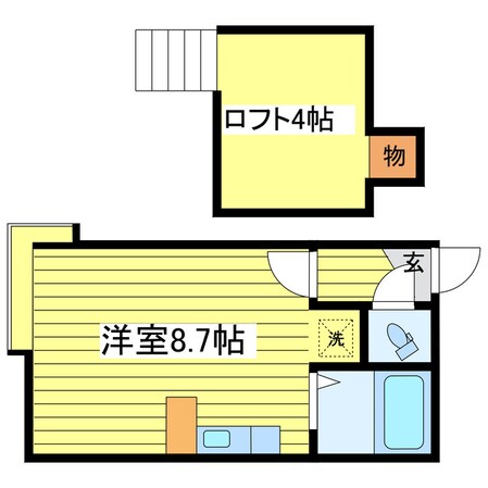 メゾンドリラの物件間取画像